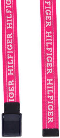 Tommy Hilfiger riem polyester felroze Logo L-XL | Riem van