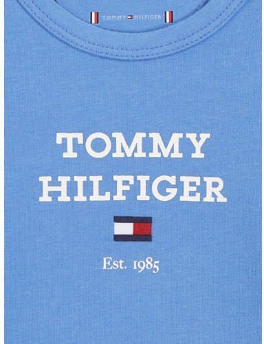 Tommy Hilfiger romper lichtblauw Stretchkatoen Ronde hals 56 - Foto 2