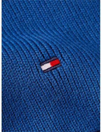 Tommy Hilfiger sjaal blauw Meisjes Katoen Effen | Sjaal van - Foto 2