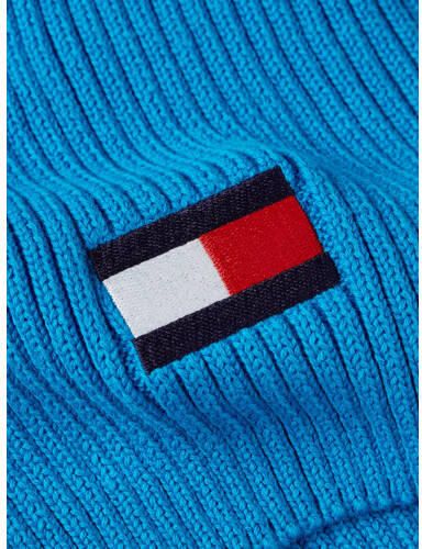 Tommy Hilfiger sjaal helderblauw Acryl Effen