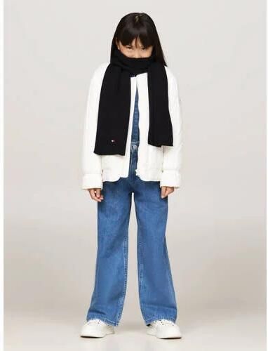 Tommy Hilfiger Sjaal Zwart Meisjes Katoen Effen | Sjaal van - Foto 2