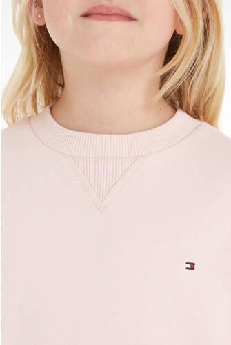 Tommy Hilfiger sweater lichtroze Effen 104 | Sweater van