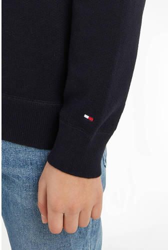Tommy Hilfiger sweater met printopdruk donkerblauw Trui Printopdruk 116 - Foto 2