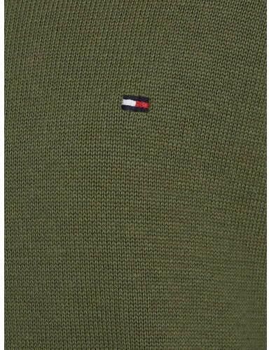 Tommy Hilfiger sweater olijfgroen Jongens Katoen 122 - Foto 2