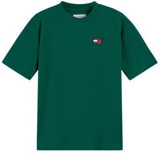 TOMMY HILFIGER Polo's & T-shirts Flag Heritage Tee Ss Donkergroen - Foto 6