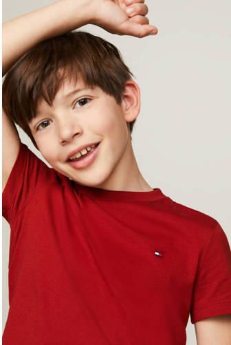 Tommy Hilfiger Shirt met korte mouwen ESSENTIAL COTTON TEE S S Kinderen tot 16 jaar met logostiksel