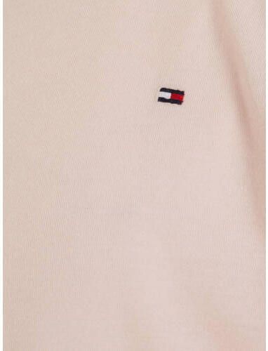 Tommy Hilfiger T-shirt licht perzik Roze Meisjes Katoen Ronde hals Effen 164 - Foto 3
