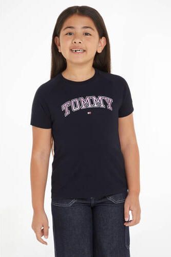 Tommy Hilfiger Shirt met korte mouwen VARSIY FOIL REG TEE SS Kinderen tot 16 jaar met logo-opdruk