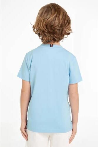 Tommy Hilfiger Shirt met korte mouwen MONOTYPE FLOCK REGULAR TEE SS Kinderen tot 16 jaar met logo-opdruk - Foto 3