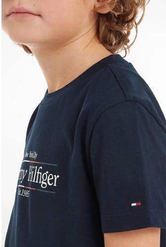Tommy Hilfiger Shirt met korte mouwen ICON PRINT REGULAR TEE SS Kinderen tot 16 jaar met logo-opdruk