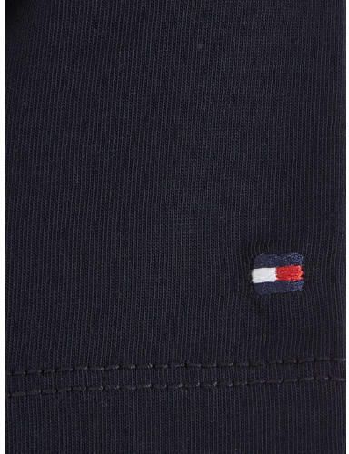 Tommy Hilfiger T-shirt MONOTYPE met tekst zwart Meisjes Katoen Ronde hals 122