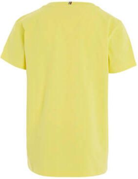 Tommy Hilfiger T-shirt TOMMY BAGELS met printopdruk citroengeel Meisjes Katoen Ronde hals 104