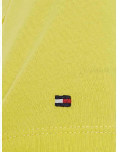 Tommy Hilfiger T-shirt TOMMY BAGELS met printopdruk citroengeel Meisjes Katoen Ronde hals 104 - Foto 2