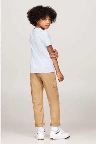 Tommy Hilfiger T-shirt U ESSENTIAL met logo Blauw Katoen Ronde hals 128 - Foto 3