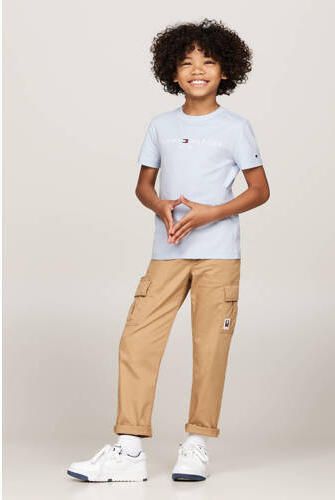 Tommy Hilfiger T-shirt U ESSENTIAL met logo Blauw Katoen Ronde hals 128 - Foto 2