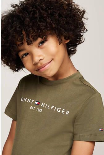 Tommy Hilfiger Shirt met korte mouwen U ESSENTIAL TEE S S Kinderen tot 16 jaar met logostiksel