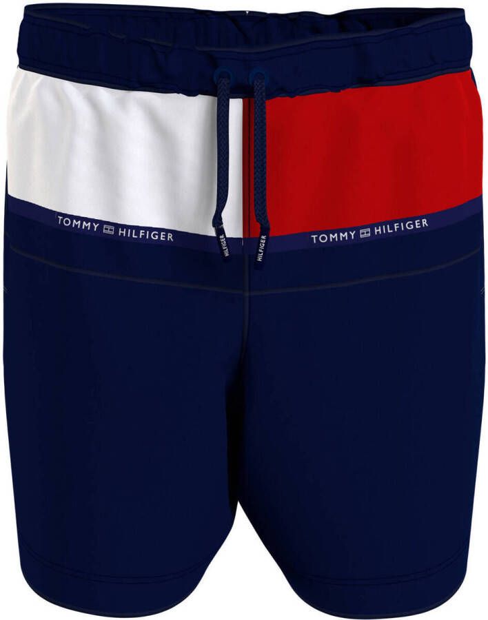 Tommy Hilfiger Swimwear Zwemshort MEDIUM DRAWSTRING met tommy hilfiger merklabel