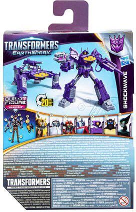 Transformers EarthSpark Shockwave actiefiguur 12 5cm - Foto 3