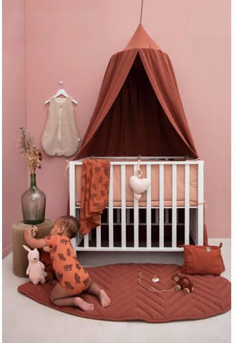 TRIXIE klamboe Bliss Rust Baby klamboe Oranje | Baby klamboe van