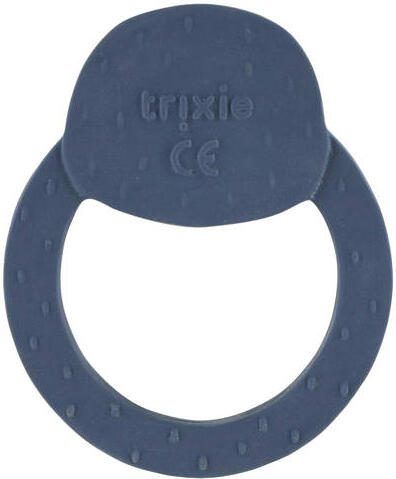 TRIXIE Rubber ronde bijtring Mr. Penguin Blauw | Bijtring van