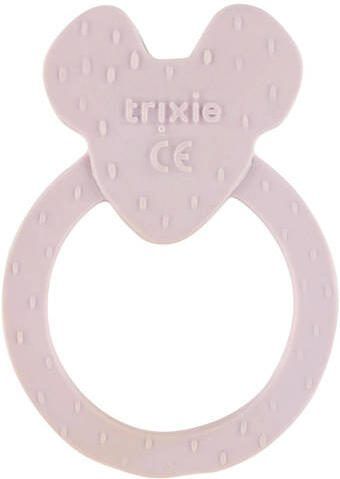 TRIXIE Rubber ronde bijtring Mrs. Mouse Roze | Bijtring van