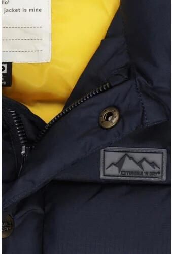 Tumble 'n Dry bodywarmer Montange navy blauw Jongens Polyester Opstaande kraag 134 140