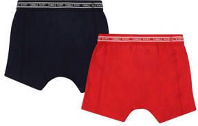 Tumble 'n Dry boxershort set van 2 rood zwart Jongens Katoen Effen 146 152