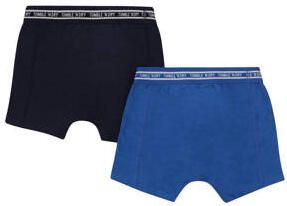 Tumble 'n Dry boxershort set van 2 zwart blauw Jongens Katoen Effen 146 152