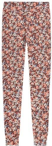 Tumble 'n Dry gebloemde legging donkerrood Meisjes Stretchkatoen Bloemen - Foto 4