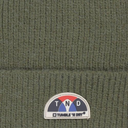 Tumble 'n Dry gebreide muts Robin armygroen Acryl Effen M