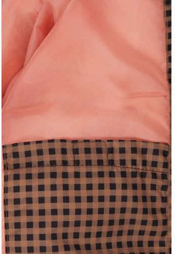 Tumble 'n Dry geruite gewatteerde winterjas Bonn bruin donkerblauw Multi Meisjes Polyester Capuchon 134 140 - Foto 2
