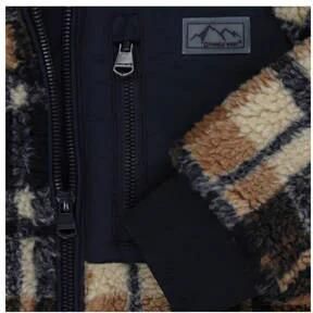 Tumble 'n Dry geruite teddy jas Stuttgart donkerblauw beige bruin Multi 134 140 - Foto 2
