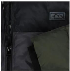 Tumble 'n Dry gewatteerde jas Bremen donkergroen donkergrijs donkerblauw Multi Jongens Polyester Capuchon 146 152 - Foto 2