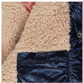 Tumble 'n Dry gewatteerde winterjas Rostock donkerblauw metallic Meisjes Polyamide Capuchon 158 164
