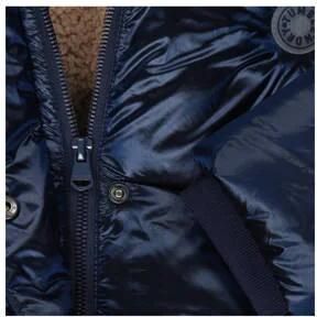 Tumble 'n Dry gewatteerde winterjas Rostock donkerblauw metallic Meisjes Polyamide Capuchon 158 164 - Foto 3