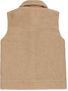 Tumble 'n Dry gilet Val Thorens zand Beige Meisjes Polyester Klassieke kraag 134 140 - Foto 2
