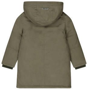 Tumble 'n Dry jas Cologne legergroen Jongens Katoen Capuchon Effen 134 140