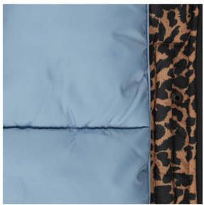 Tumble 'n Dry jas Norden met panterprint bruin zwart Multi Meisjes Polyester Capuchon 134 140