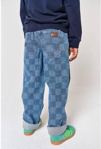 Tumble 'n Dry loose jeans mediumblauw Jongens Denim Ruit - Foto 6