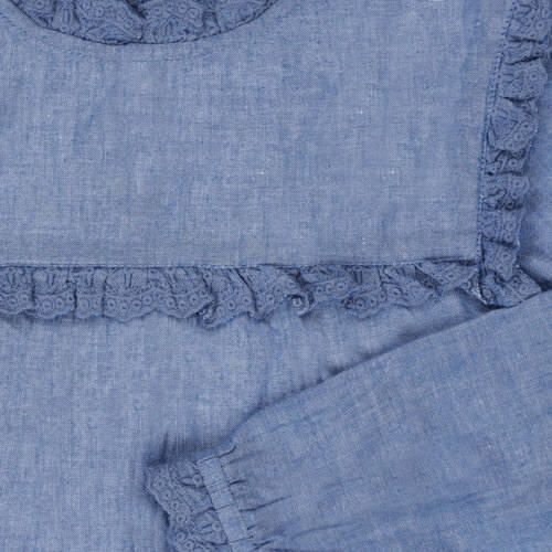 Tumble 'n Dry Mid top Snowdrop van biologisch katoen blauw Meisjes Katoen (biologisch) Opstaande kraag 104 - Foto 3