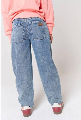 Tumble 'n Dry mom jeans medium blue denim Blauw Effen - Foto 6