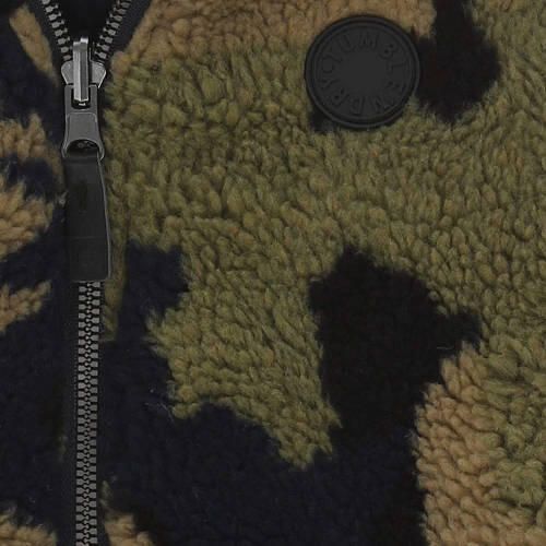 Tumble 'n Dry reversible gewatteerde winterjas Irvin met camouflageprint donkerblauw groen Jongens Teddy Capuchon 104 - Foto 3
