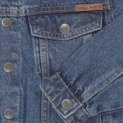 Tumble 'n Dry spijkerjas Santa Cruz denim medium stonewash Blauw Effen 134 140 - Foto 2