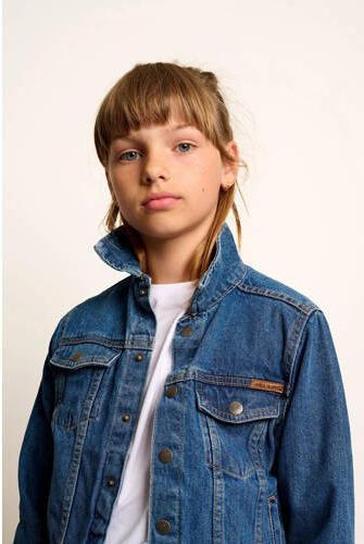 Tumble 'n Dry spijkerjas Santa Cruz denim medium stonewash Blauw Effen 134 140 - Foto 3