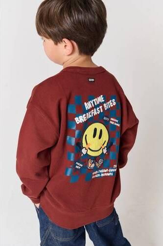 Tumble 'n Dry sweater met backprint en borduursels rood Backprint - Foto 7