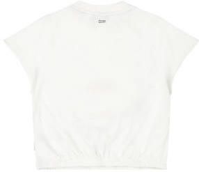 Tumble 'n Dry T-shirt Bonita Springs wit blauw roze Meisjes Biologisch katoen Ronde hals 158 164