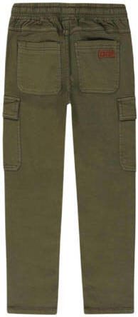 Tumble 'n Dry tapered fit cargobroek Jayh mosgroen Jongens Stretchkatoen 104 - Foto 4