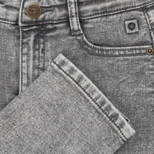 Tumble 'n Dry tapered fit jeans Jacob denim grey stonewash Grijs Jongens Stretchdenim (duurzaam) 164 - Foto 3