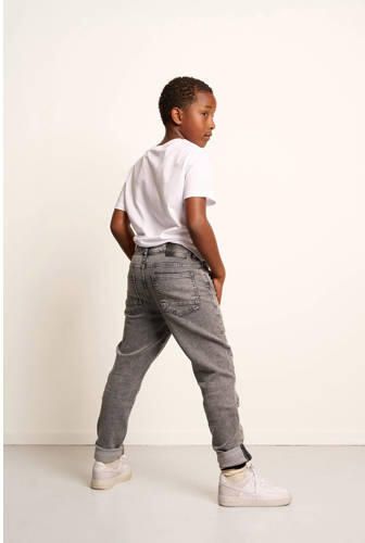 Tumble 'n Dry tapered fit jeans Jacob denim grey stonewash Grijs Jongens Stretchdenim (duurzaam) 164 - Foto 4