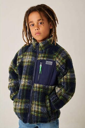 Tumble 'n Dry teddy jas herfst blauw Jongens Polyester Opstaande kraag - Foto 4